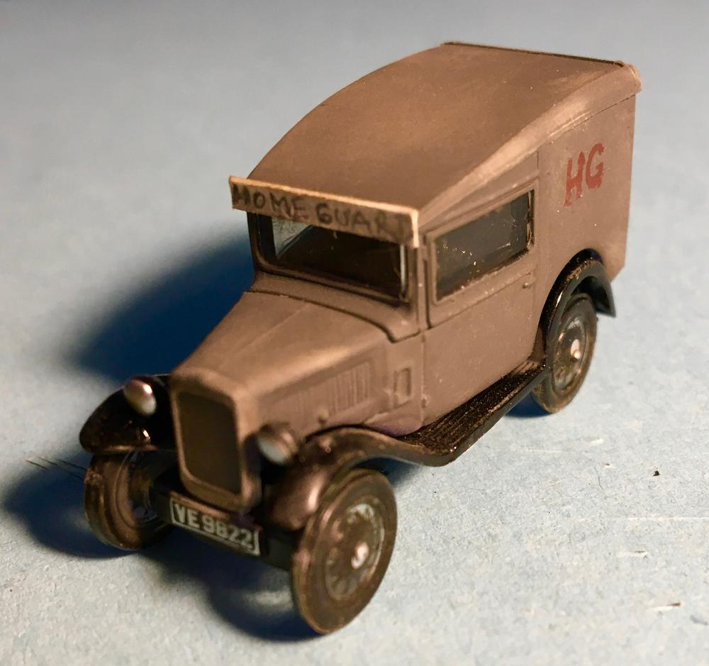 Oxford Diecast Austin Seven Van Daniel Doncaster - 1:76 Scale - Customer Photo From Mike G