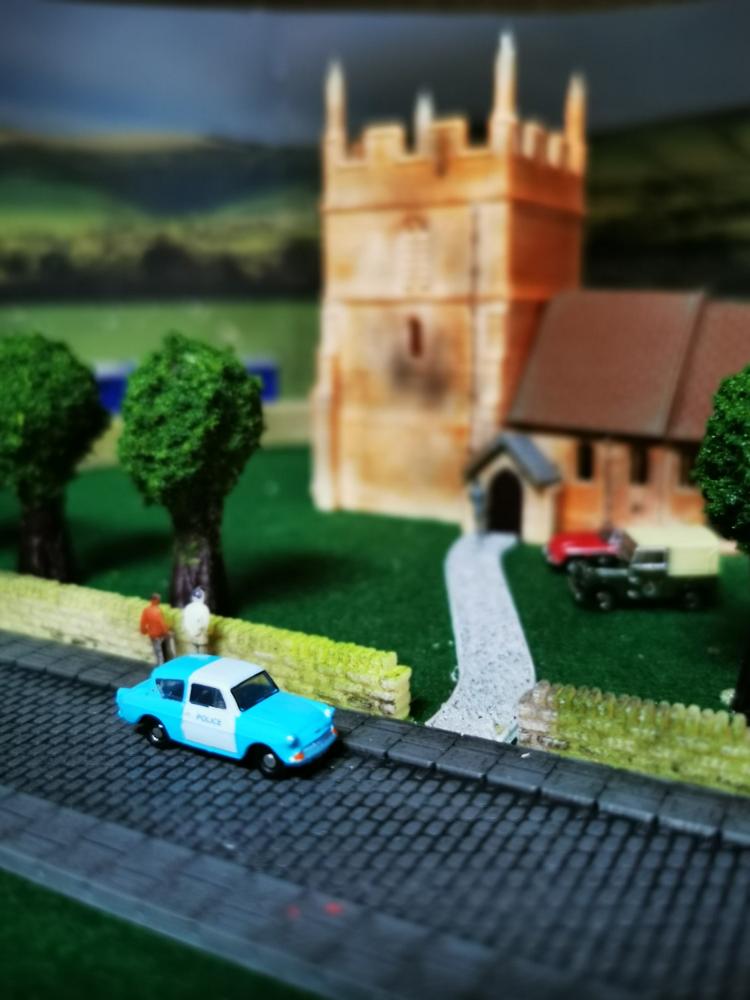 Oxford Diecast Police Panda Ford Anglia - 1:148 Scale - Customer Photo From Richard SPERRIN