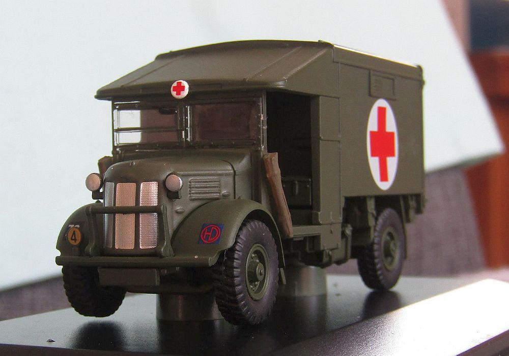 Model of the 51st Highland Division 1944 Austin K2 Ambulance by Oxford at 1:76 scale. - Customer Photo From Roger Greenaway
