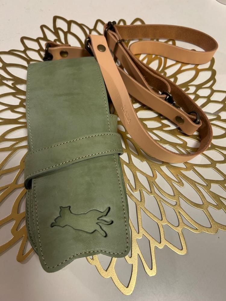 【数量限定 特別カラー  /  ライムグリーン  】保護ネコ支援 aoneco  スリムシザーケース - Customer Photo From 弘子 花田