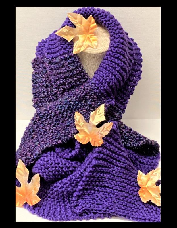 Regal Knitted Scarf - Customer Photo From Diane P