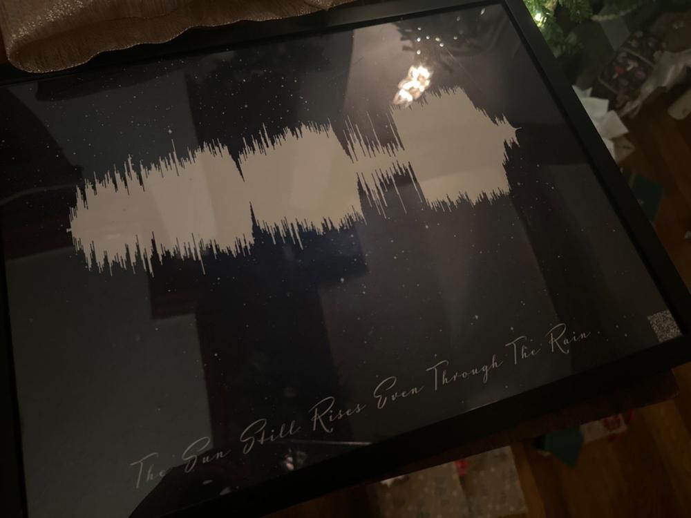 I Love You Soundwave Art - Positive Prints
