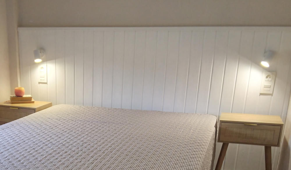 Moderne wandspot wit, Elena, met schakelaar - Customer Photo From Juan Asensio Carnicero