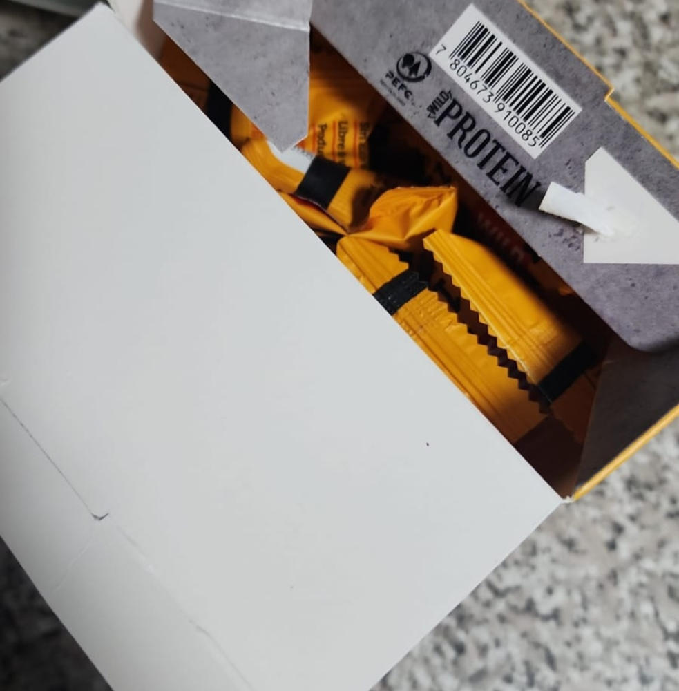 Wild Protein Chocolate Maní 5 unidades - Customer Photo From Samuel Aburto