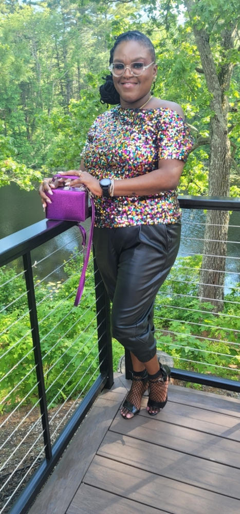 Sequins multi color top - Customer Photo From Nicole Cola
