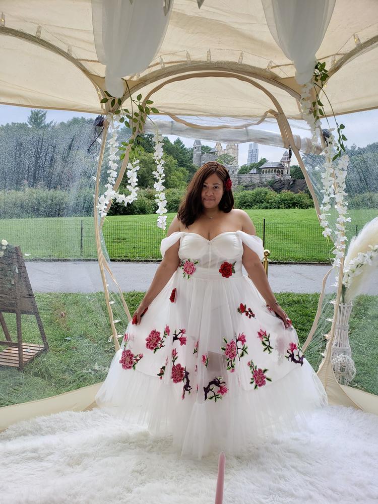 Custom made Rose Garden dress - Customer Photo From Nati