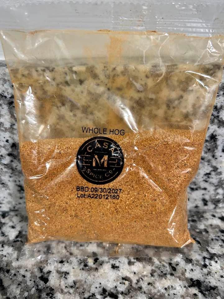 Casa M Spice Co® Whole Hog® - Customer Photo From Crystal Wentzel