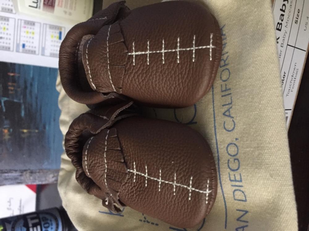 Touchdown Baby Moccasins - Customer Photo From Kayla S.