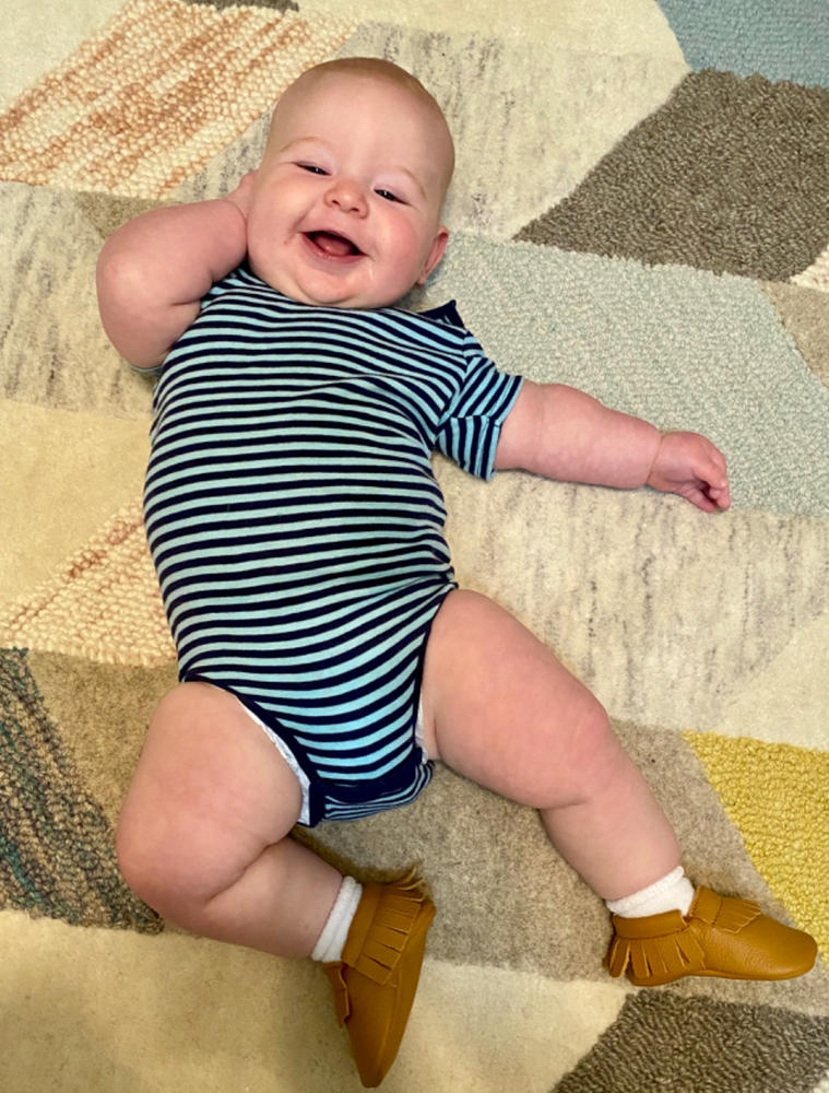 Ginger Baby Moccasins - Customer Photo From Alexandra Meadows