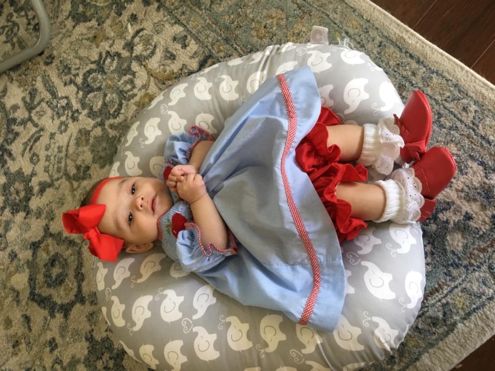 Hibiscus Baby Moccasins - Customer Photo From Gaudy P.