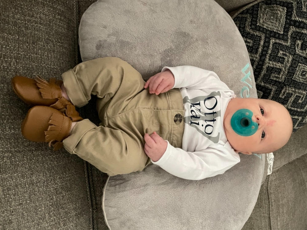 Classic Brown Baby Moccasins - Customer Photo From JULIA WEIDOW