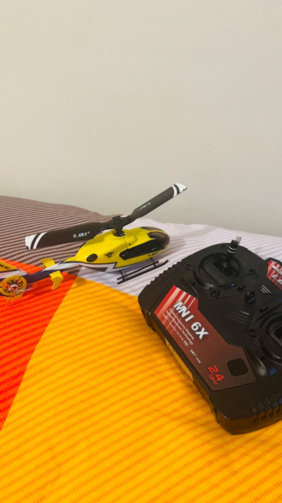 ESKY 150EC 2.4G 1:68 Scale Ultra-Miniature Single-Blade Flybarless Practice Stable Route and Controllable Altitude RC Helicopter RTF - Customer Photo From Abu Chowdhury