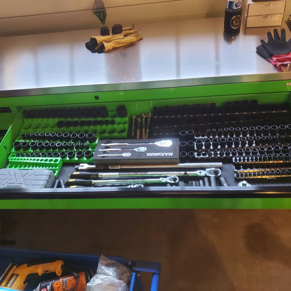 3-Row Magnetic Socket Holder - Customer Photo From Sean S.