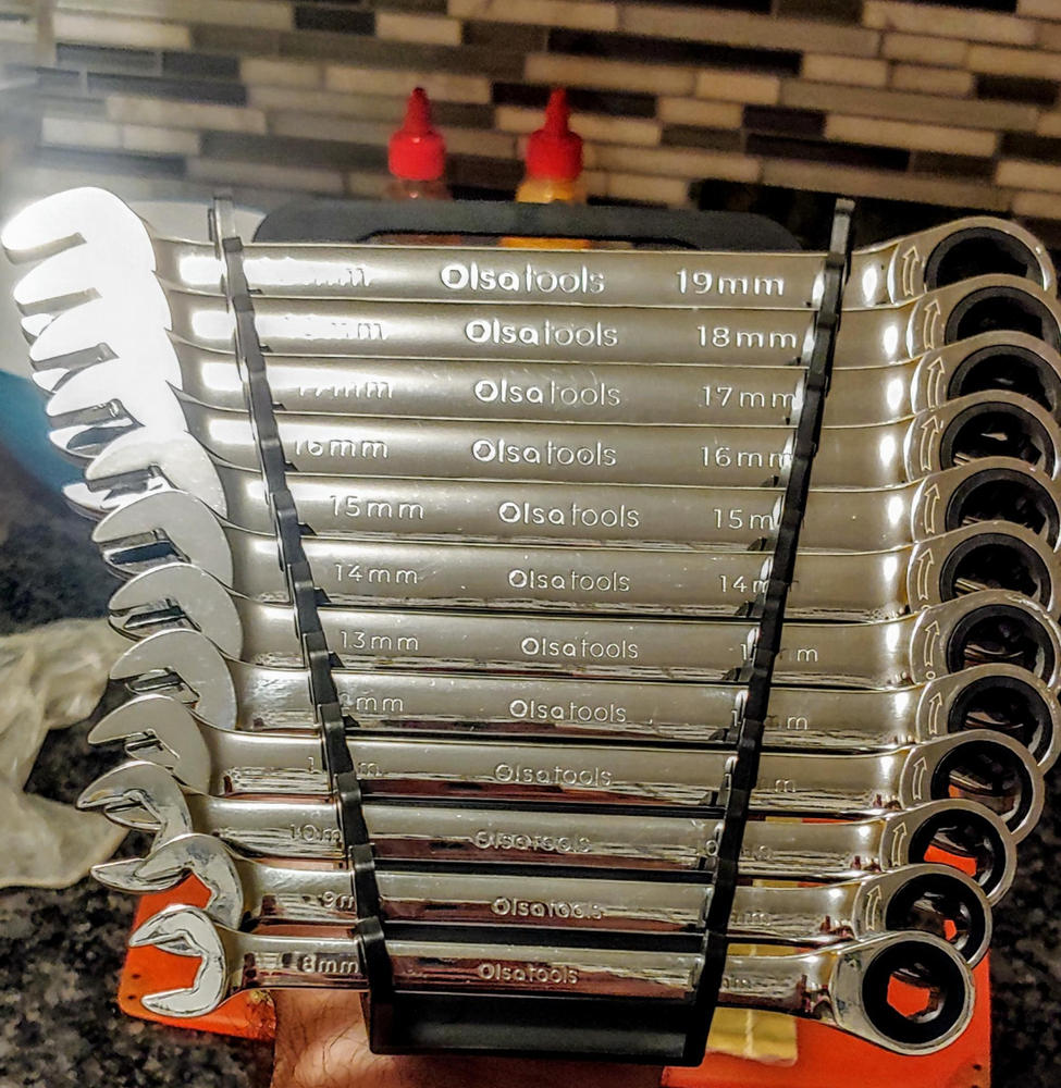 120 Tooth Ratcheting Wrench Set - Customer Photo From Sean D.