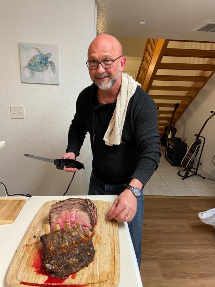 4-Bone Bison Prime Rib - Customer Photo From Michael Sprague