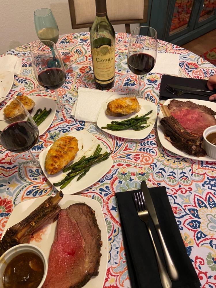 4-Bone Bison Prime Rib - Customer Photo From Michael Sprague