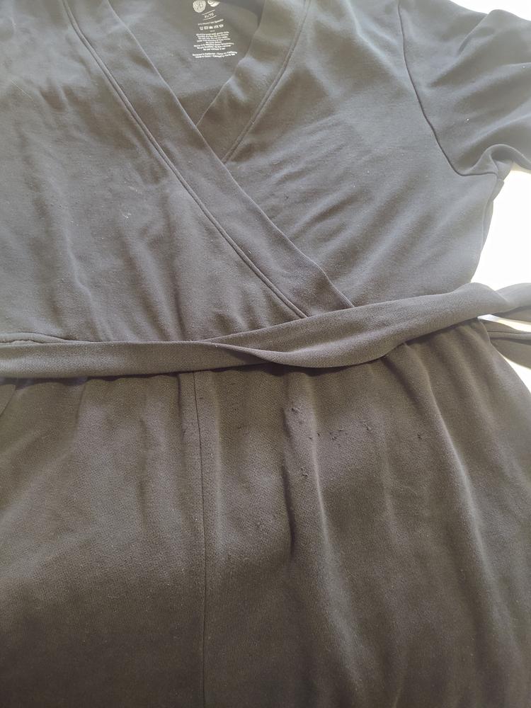 Around the Clock Nursing Jumpsuit | Black - Customer Photo From Jami Herrick