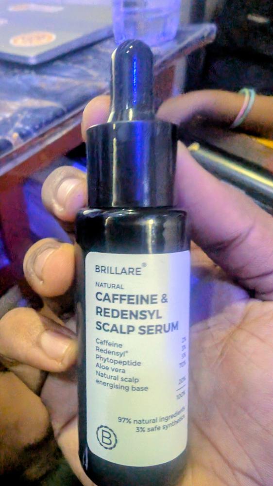 Caffeine & Redensyl Scalp Serum For Hair Growth - Customer Photo From Shahrukh S.