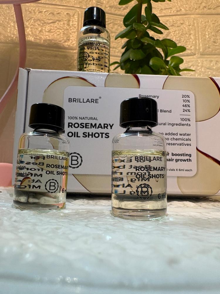 Rosemary Oil Shots For Visible Hair Growth - Customer Photo From Sucharita D.