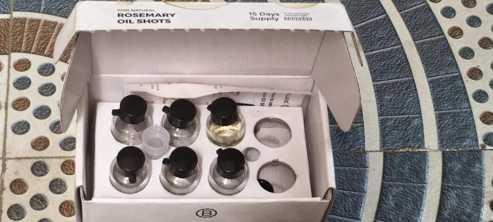 Rosemary Oil Shots For Visible Hair Growth - Customer Photo From Gangothri M.