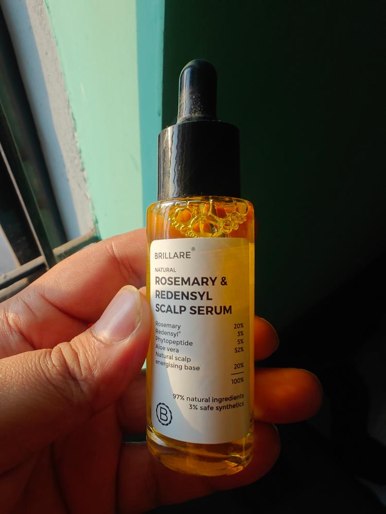 Rosemary & Redensyl Scalp Serum For Hair Growth - Customer Photo From Devendra H.