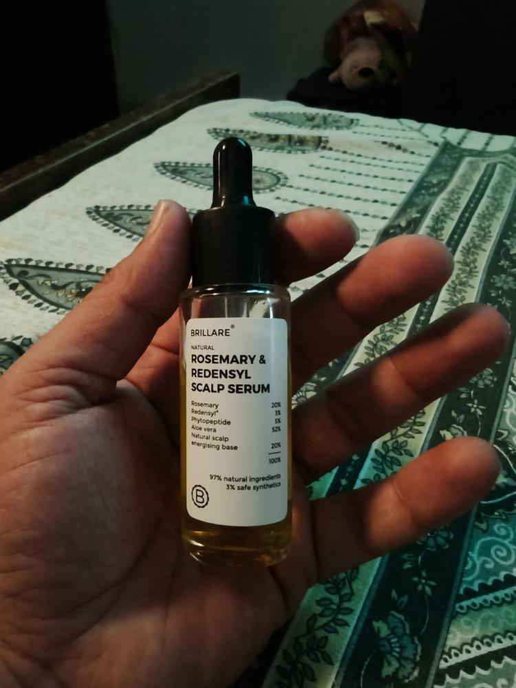 Rosemary & Redensyl Scalp Serum For Hair Growth - Customer Photo From Anil K.