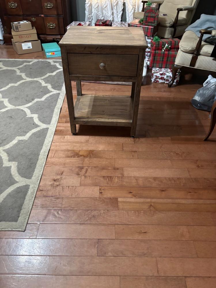 DIY Nightstand Build Plans - Customer Photo From Stephen Todd