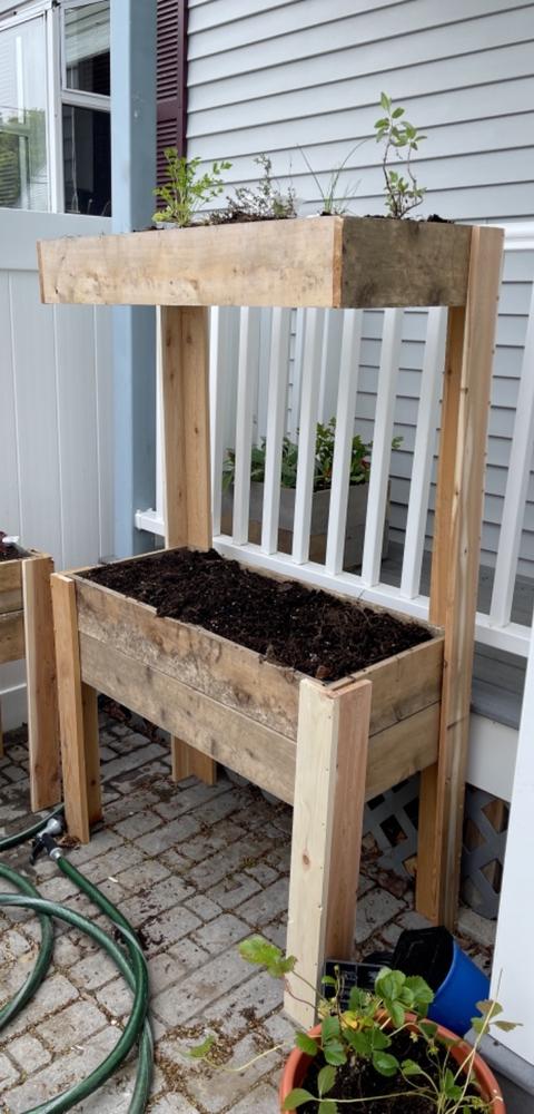 DIY Raised Garden Bed Build Plans - Customer Photo From Anne Wolf