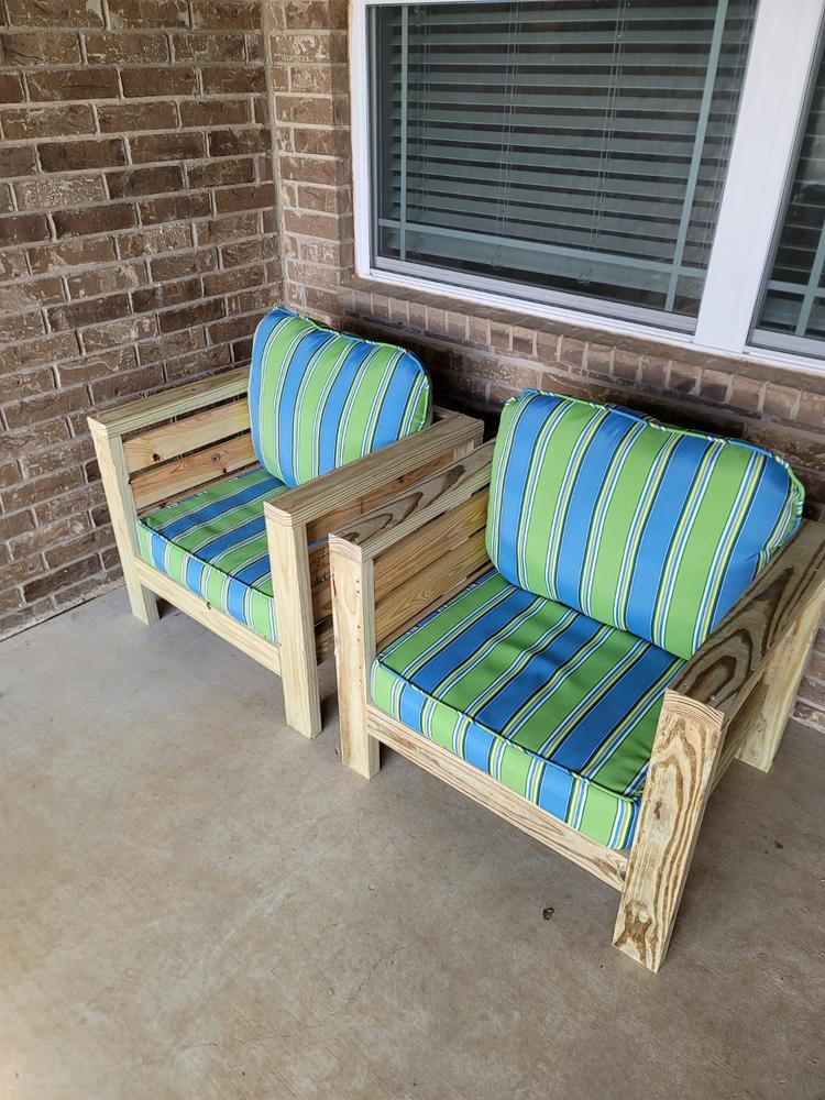 DIY Outdoor Furniture Plans BUNDLE DEAL (3 Plans) - Customer Photo From Adam Case