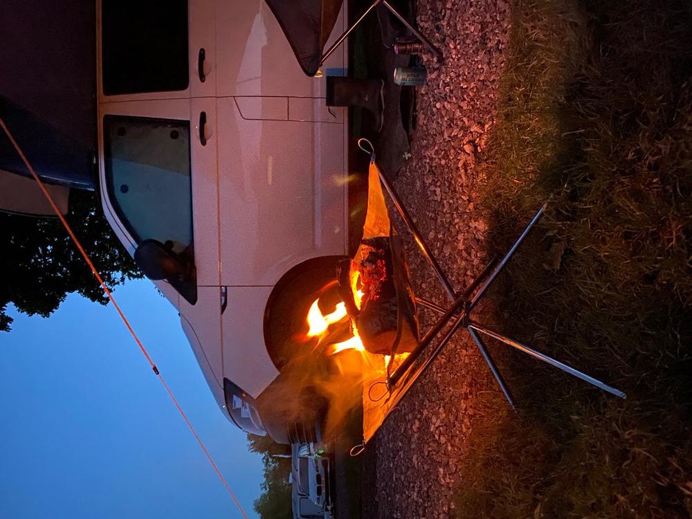 Packable Compact Camping Fire Pit - Customer Photo From Paul Burrows