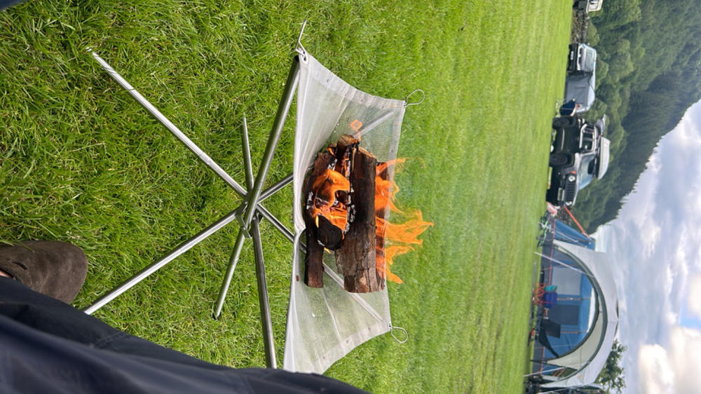 Packable Compact Camping Fire Pit - Customer Photo From Lloyd Roberts