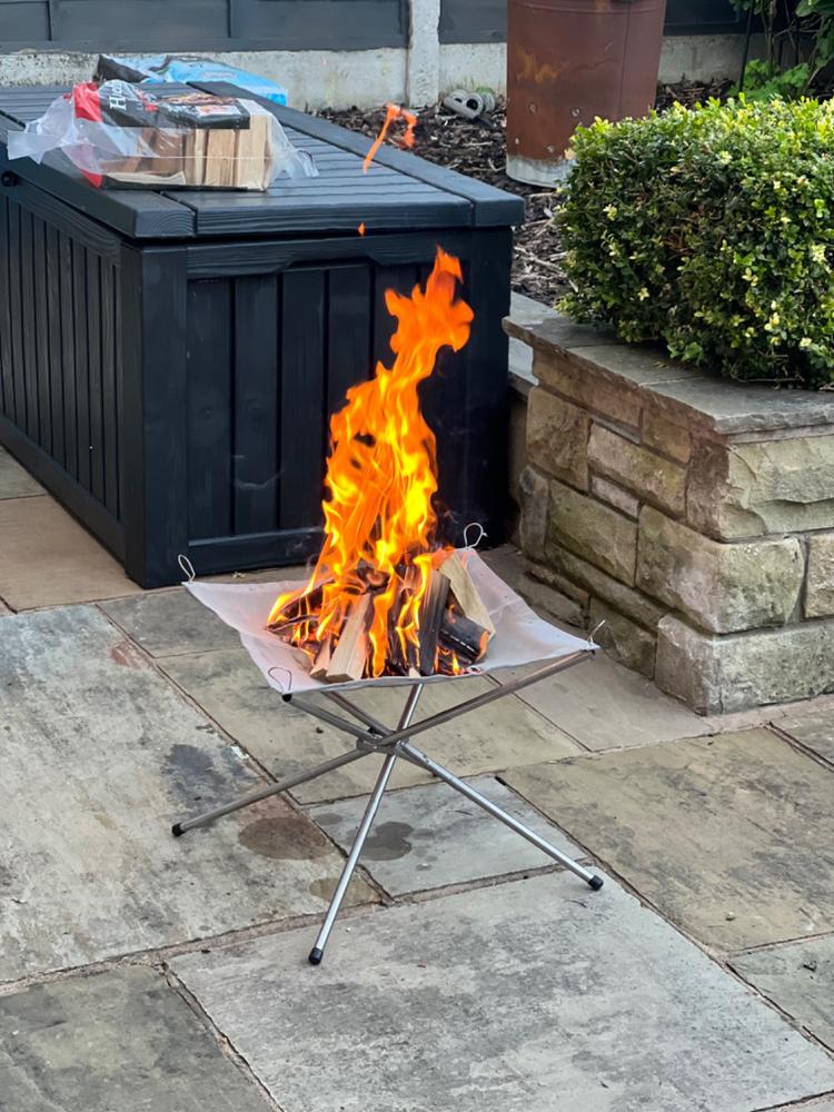 Packable Compact Camping Fire Pit - Customer Photo From Anonymous
