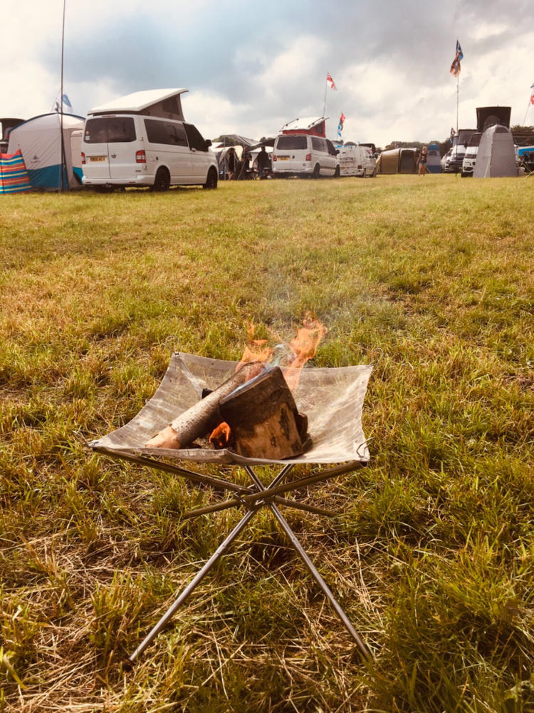 Packable Compact Camping Fire Pit - Customer Photo From Damian Leeming 