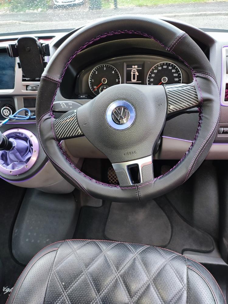 Braided Steering Wheel Cover - Customer Photo From Nigel Carey