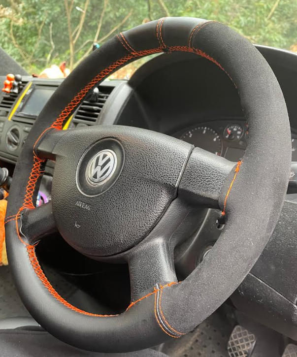 Braided Steering Wheel Cover - Customer Photo From Kelly Hutchinson