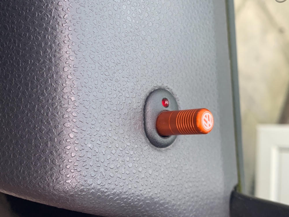 Aluminium Door Lock Pins V2 (Pack of 2) - Customer Photo From Peter Gifford