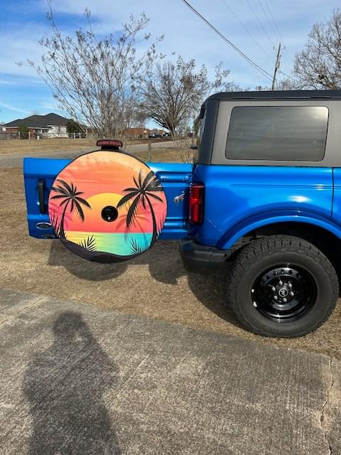Copertura Per Ruota Di Scorta Bandiera Americana: Universale In Poliestere Per Jeep, Camper, SUV 15''