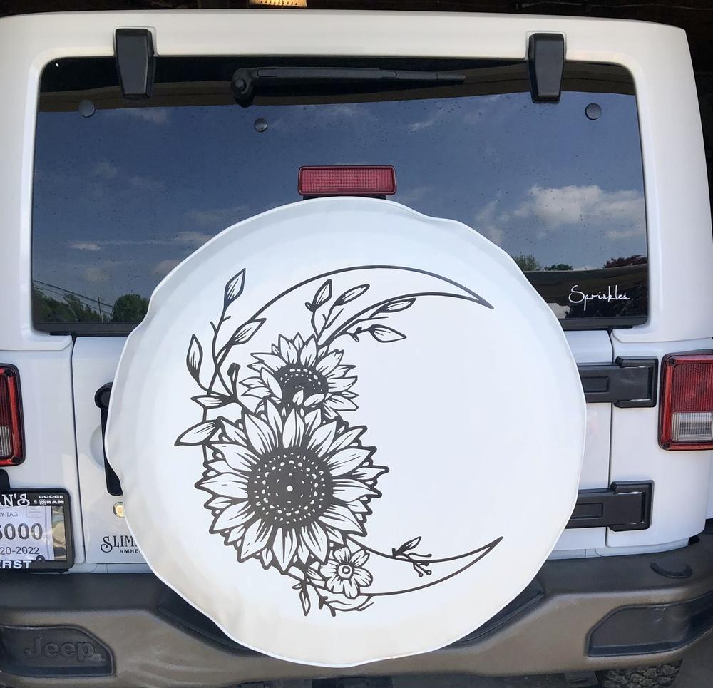 Honey Bee Spare Tire Cover for Jeep, RV, Campers, Bronco,  More – Under  The Sun Inserts
