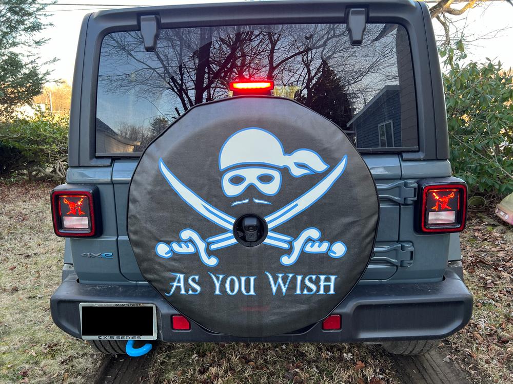 thumbnail image 2 of Chicago Bears NFL Auto Car Tire Cover – Universal Fit Spare Tire Cover – Car Accessories 2 of 3