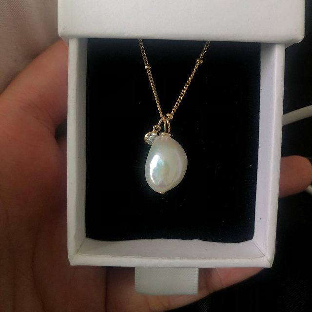 Build Your Own Pearl Necklace - Customer Photo From Ivy