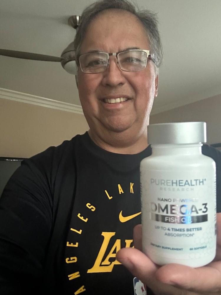 Nano Powered Omega 3 Subscribe & Save - Customer Photo From Edward Ramos