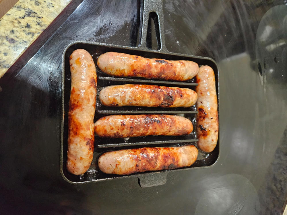 UPAN Cast Iron Sausage Pan