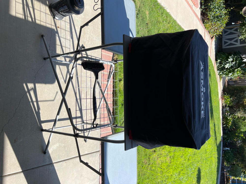 ASMOKE Grill Cover for Portable Grills - Customer Photo From Charles P.