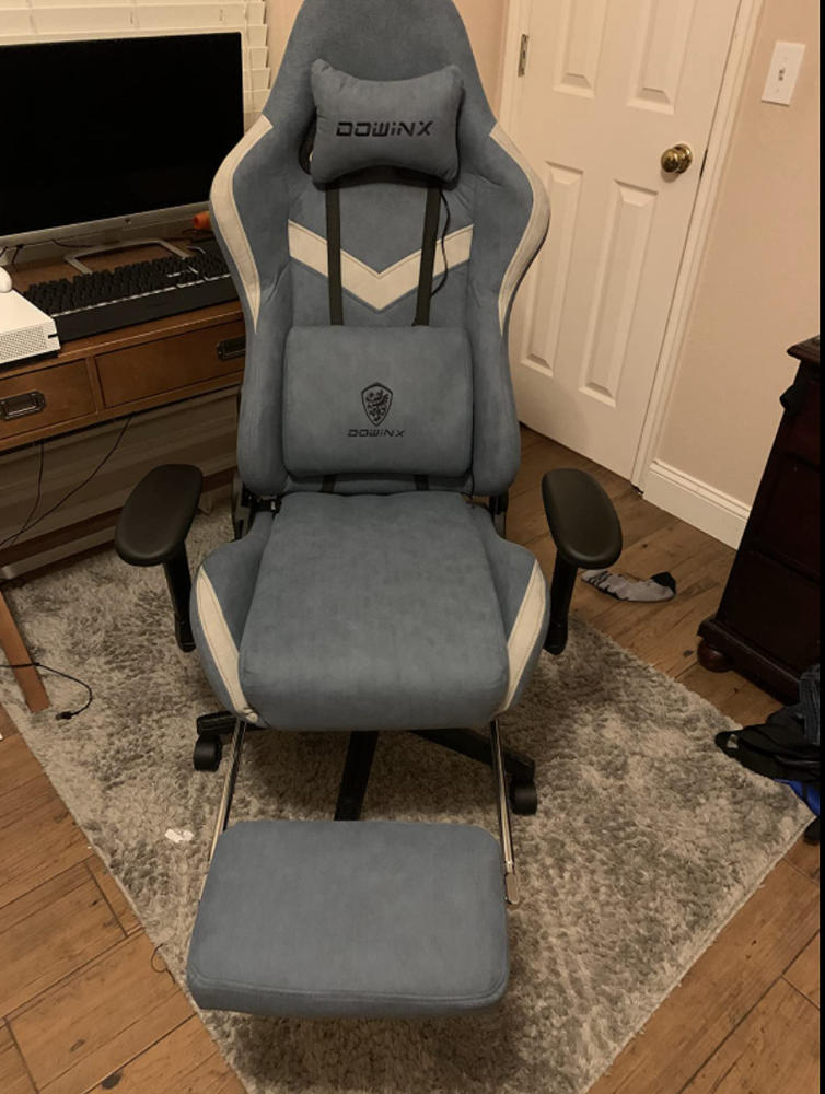 Dowinx Gaming Chair LS-666803 (Blue) - Customer Photo From ZA