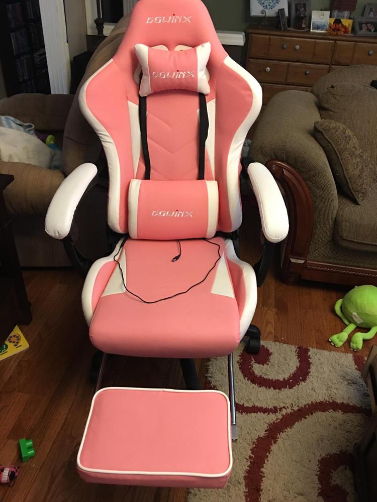 Dowinx Racing Series 6688-White&Pink - Customer Photo From Amazon Customer