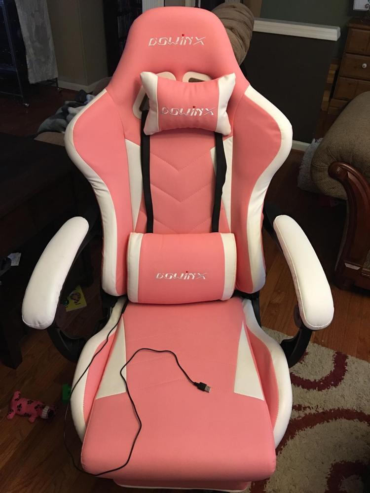 Dowinx Racing Series 6688-White&Pink - Customer Photo From Amazon Customer