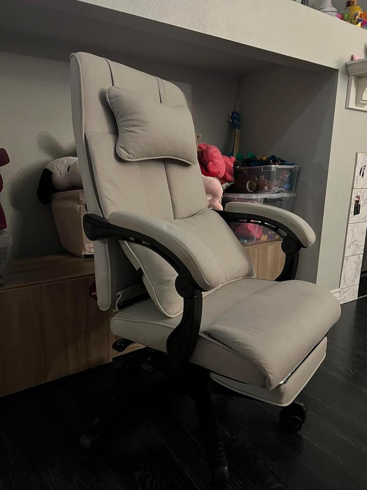 EXECUTIVE OFFICE SERIES  6653F Grey (Fabric) - Customer Photo From Erica Zhu