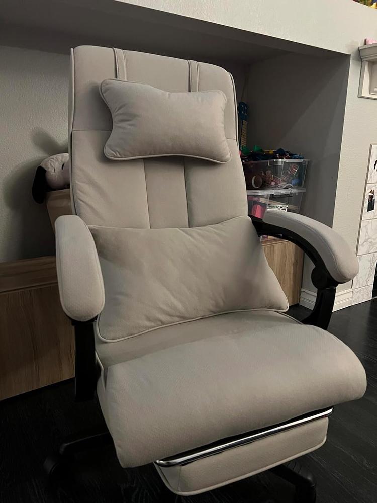 EXECUTIVE OFFICE SERIES  6653F Grey (Fabric) - Customer Photo From Erica Zhu