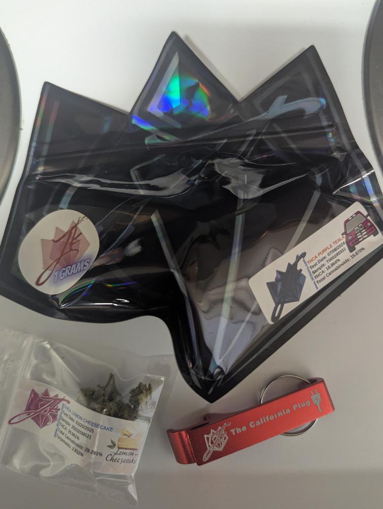 Purple Tesla THCA Flower BL - Customer Photo From Dwordz 