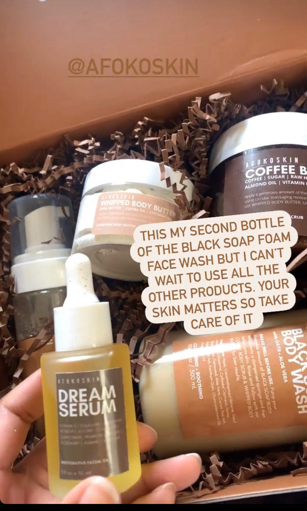 Black Soap Foaming Face Wash - Customer Photo From Brittney Baber
